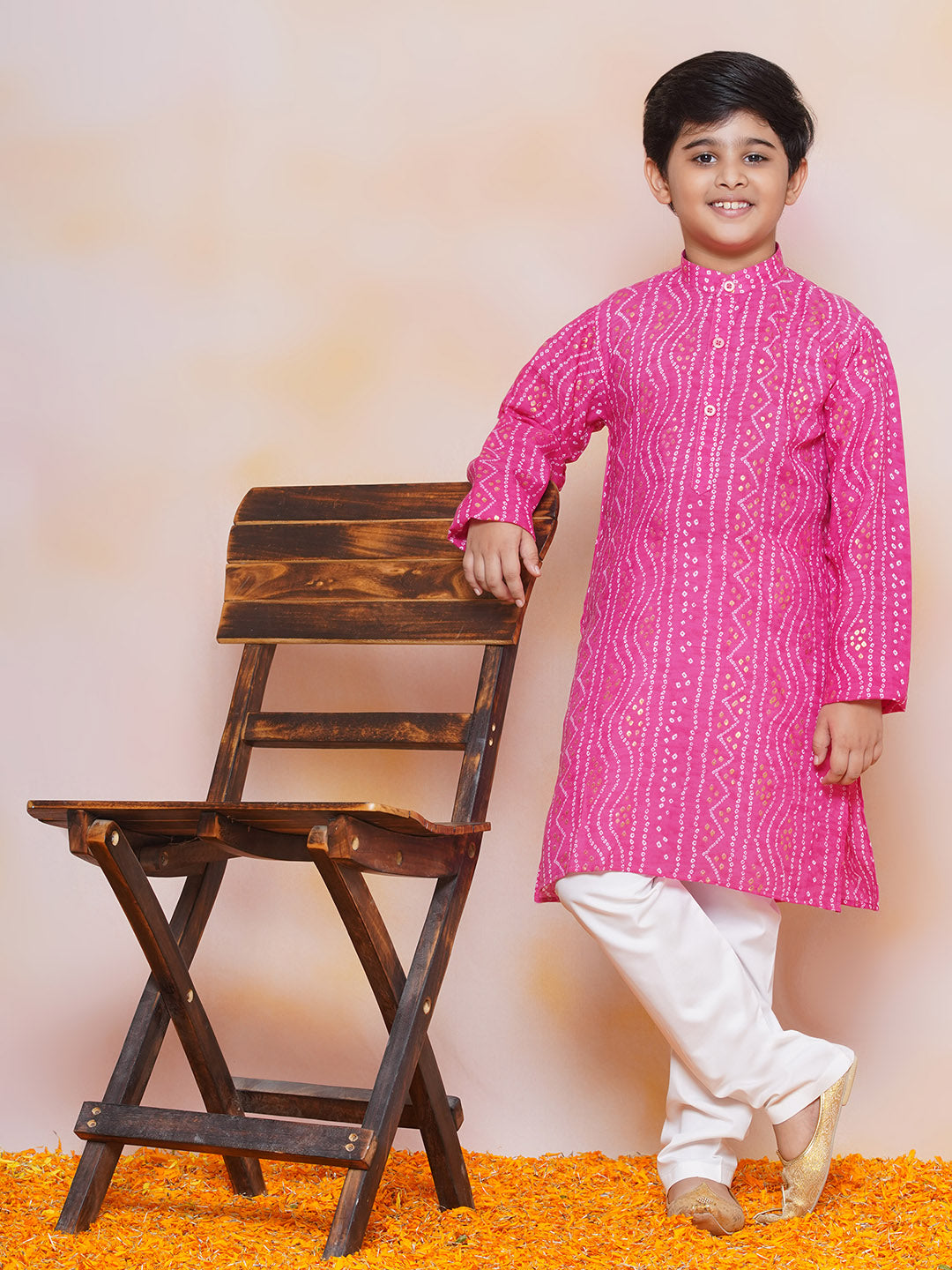 Boys Pure Cotton Kurta Pyjama and Girls Lehenga-Sibling Sets - AJ Dezines