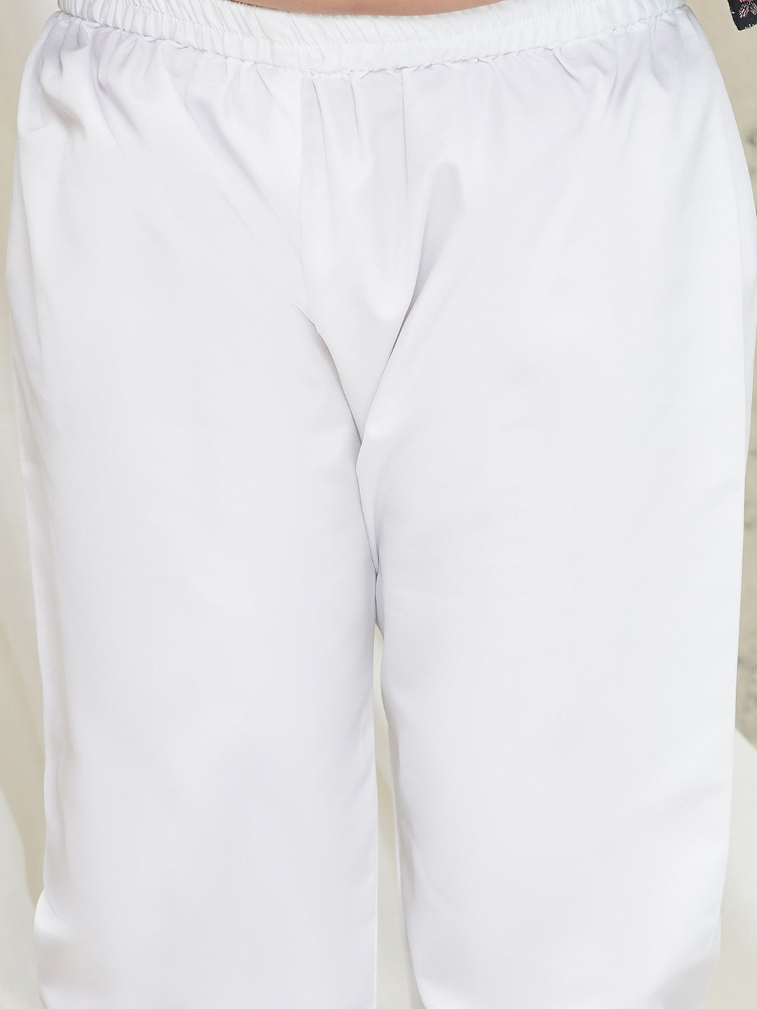 Grey Full sleeves Sequenced Cotton Blend Kurta Pyjama For Boys - AJ Dezines