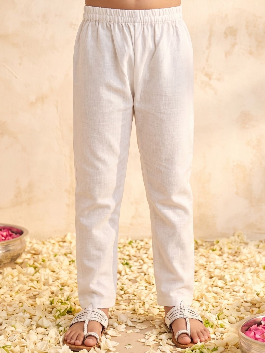Multi Color Silk Blend Full Sleeves Printed Kurta Pyjama Set