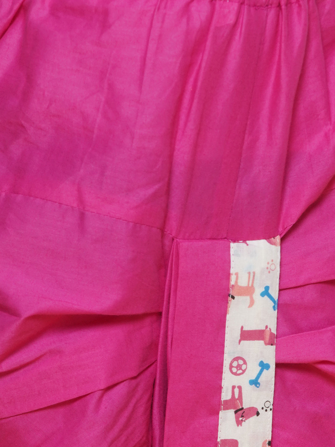 Kids Boys Pink Animal Print Cotton Dhoti Set - AJ Dezines