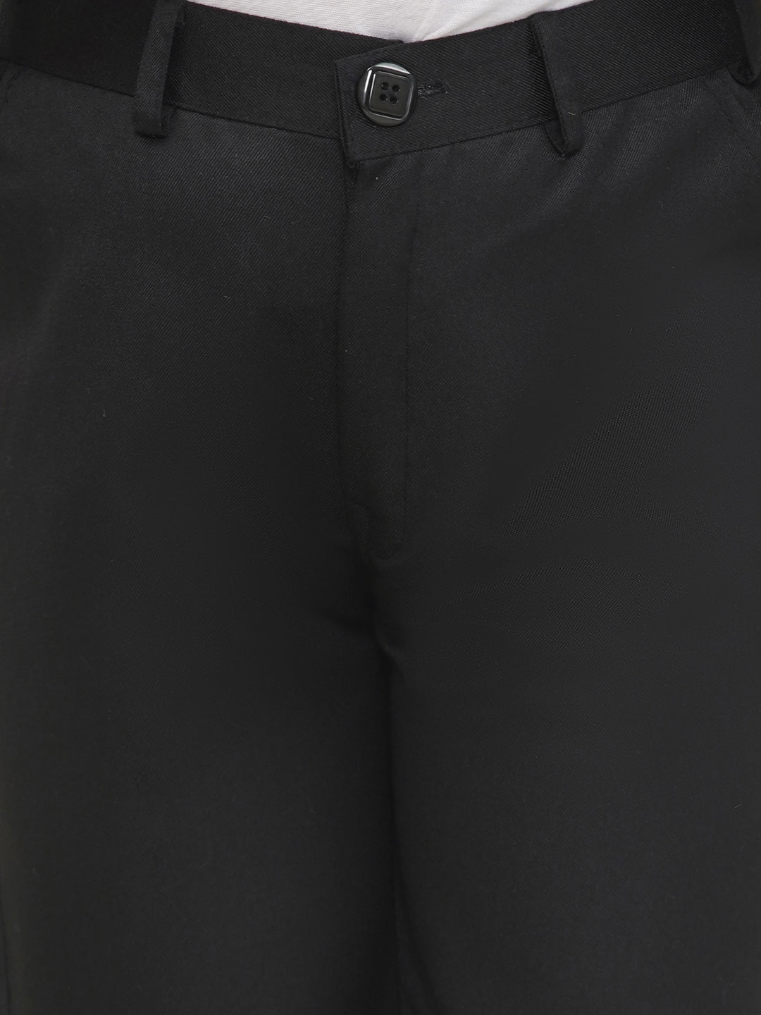Black Full sleeves Solid Velvet Sherwani For Boys - AJ Dezines