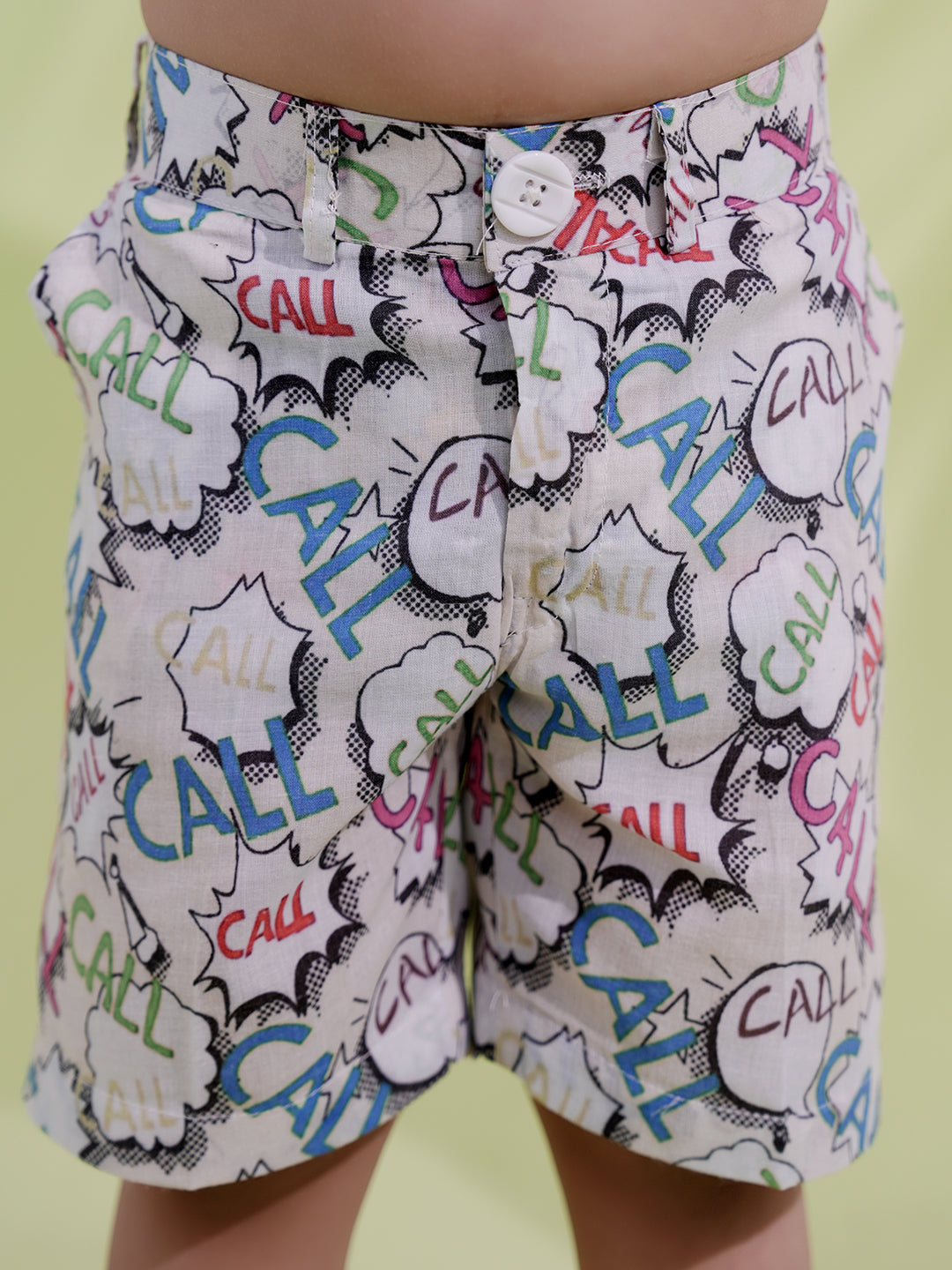 Multi Color Cotton Half Sleeves Alphabet Printed Boys Co-Ords - AJ Dezines