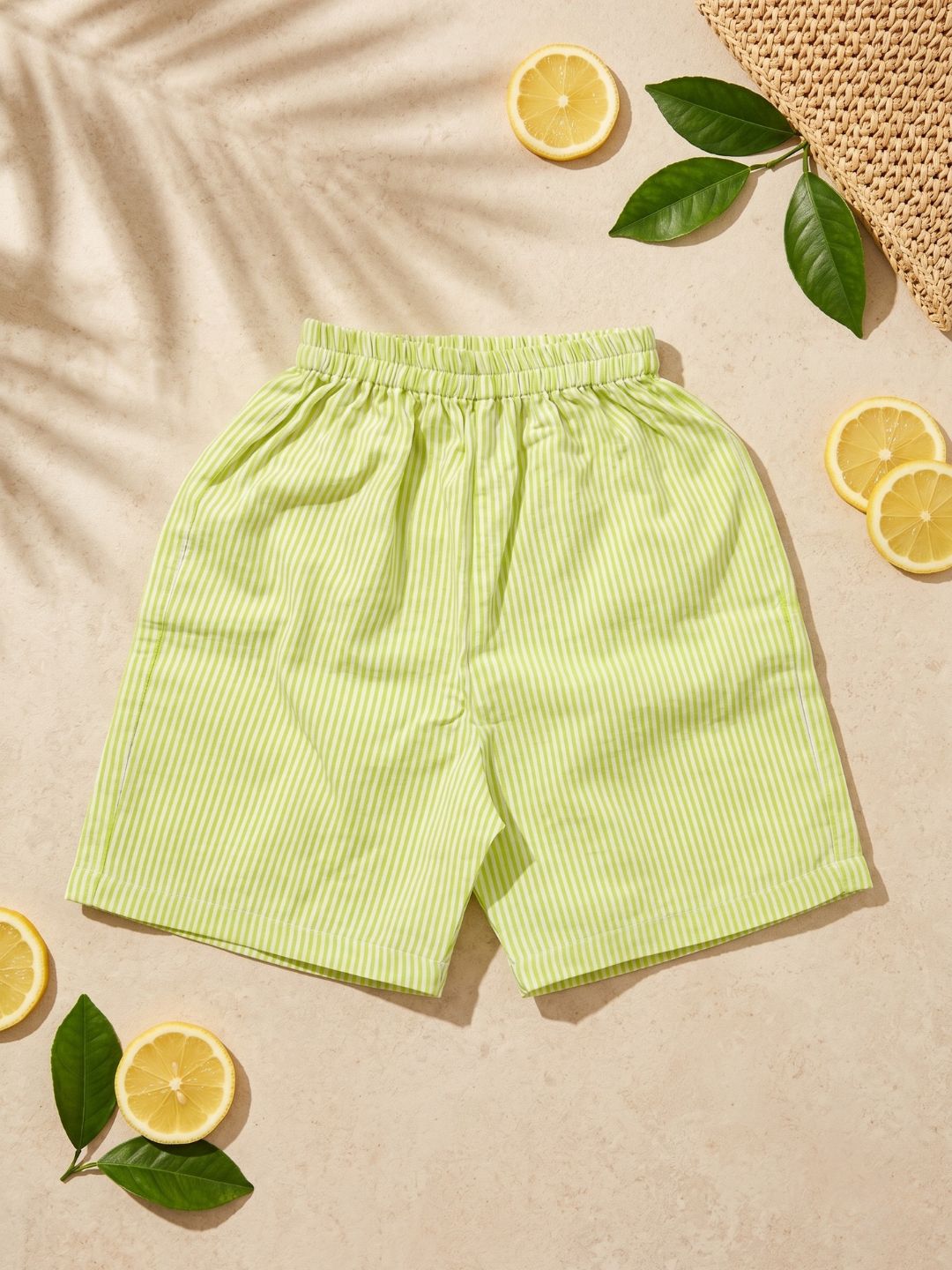 AJ Dezines Mult Color Stripes and Color Block Cotton Co-Ords For Boys