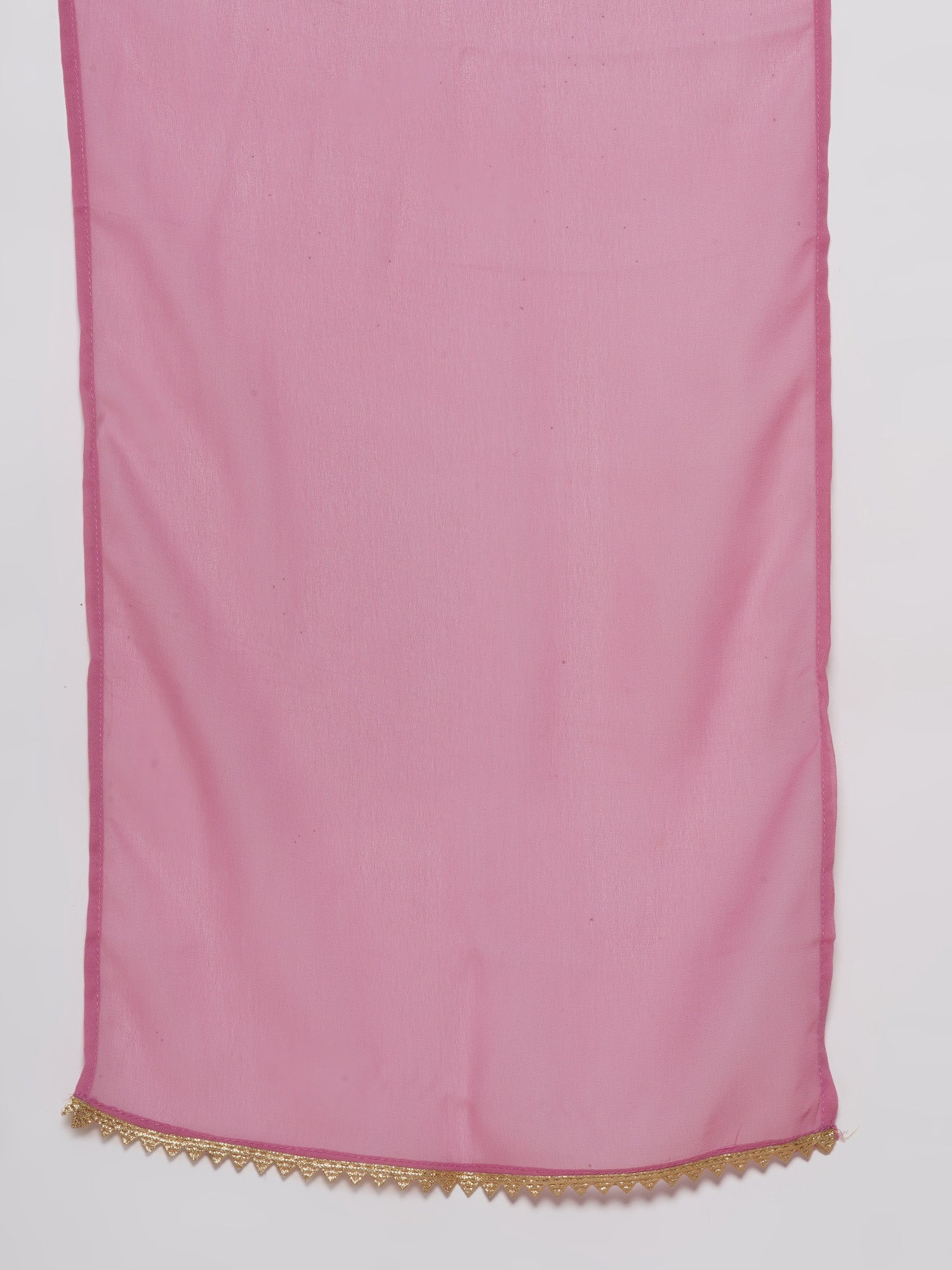 Kids Girls Pink Floral Print Georgette Sharara - AJ Dezines