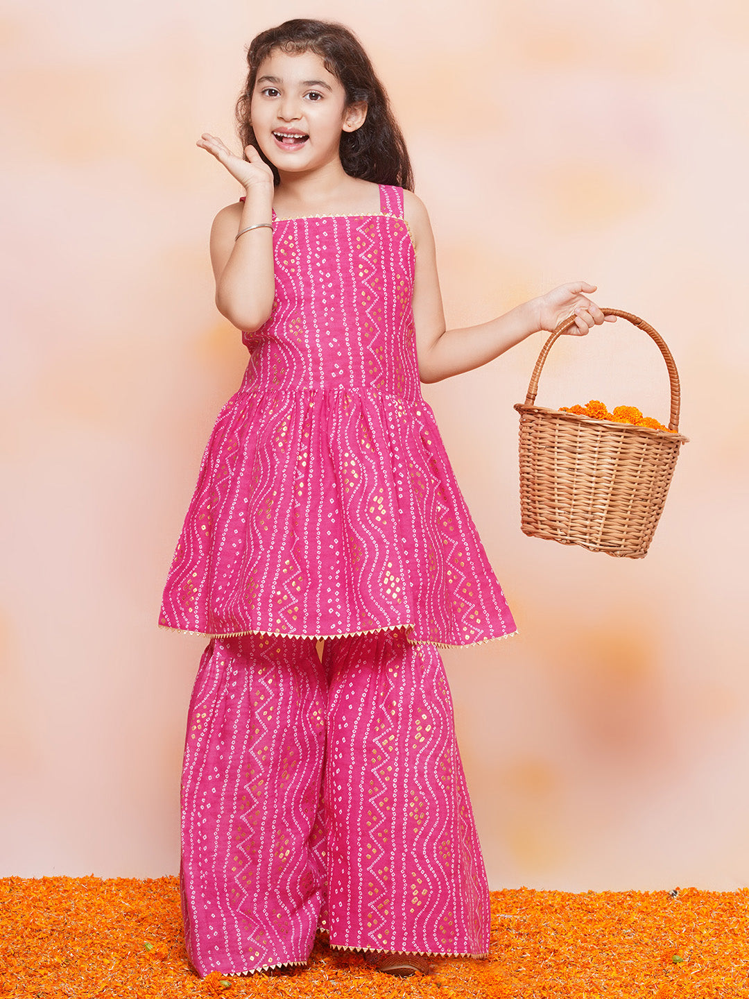 Boys Pure Cotton Kurta Pyjama and Girls Lehenga-Sibling Sets - AJ Dezines