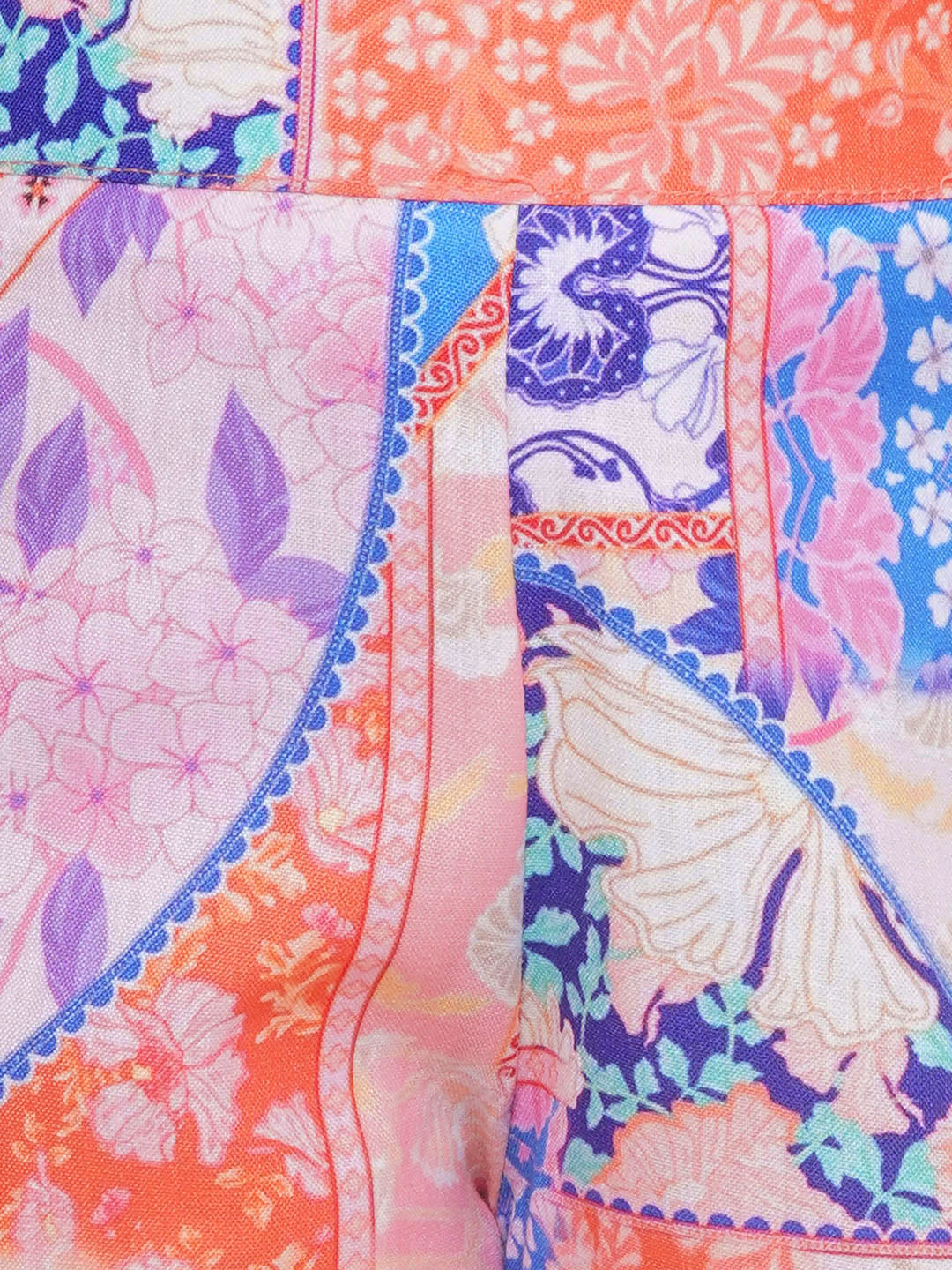 Kids Girls Purple Printed Cotton CO-Ords Set - AJ Dezines