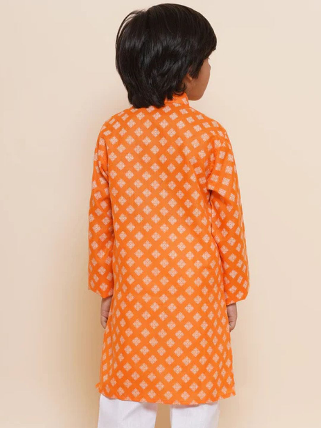 Kids Ethnic Wear Cotton Printed Kurta for Boys (Only Kurta)